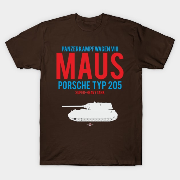 Pz VIII MAUS T-Shirt by FAawRay